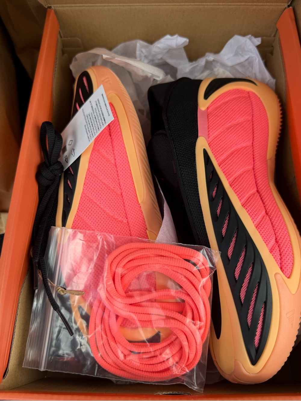 adidas Anthony Edwards 2 With Love Basketball Shoes Size 6.5Y NWT New Box